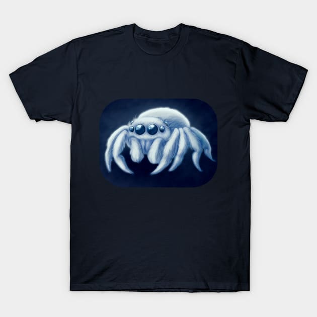 Snowball Jumping Spider T-Shirt by DoomedDreamer